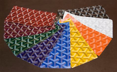 goyard synthetic fabric|goyardine canvas colors.